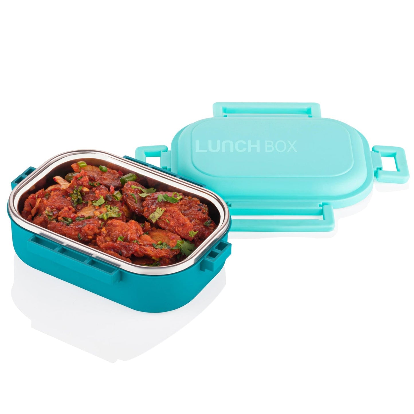 Customize Insulated Testy Stainless Steel Leakproof Lunch Box With Spoon (1 Set)