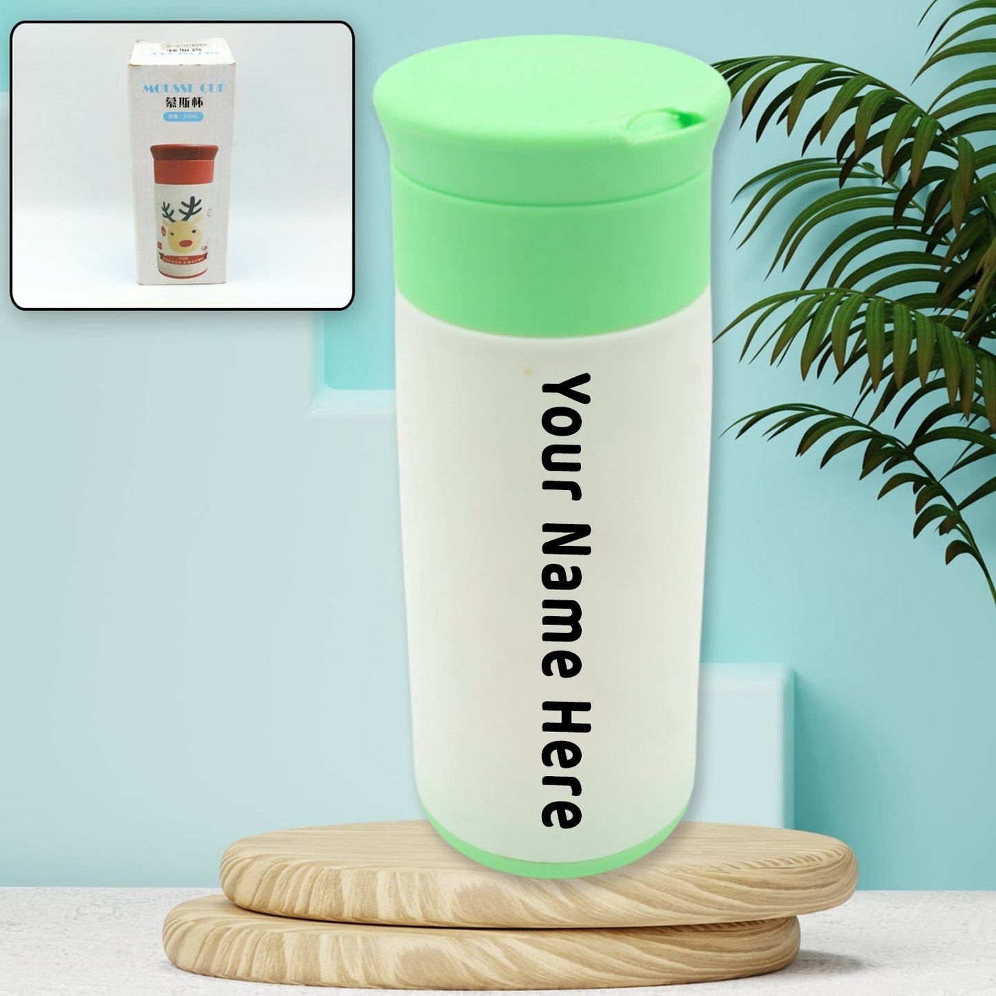 Customize Outdoor Sport Glass water bottle 350ml leak proof BPA-free for travel cold and hot water glass water bottle with daily water intake for gym and children, Home, Travel, Office Use (350ml)