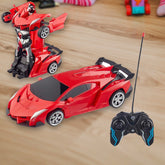 2 In 1 Automatic Robot Converted Remote Control Car With Light Scale 360°Drifting Deformation Robot Car Toy Kids Boys, Robot Convert Unique Toy For Boys (1 Pc)