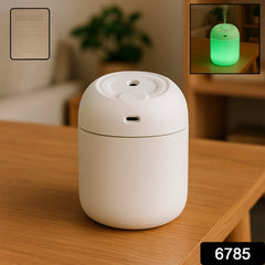 Portable Mini USB Humidifier with Light, Cool Mist & Essential Oil Diffuser (250ML)