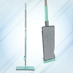 360Degree Rotation Flat Mop Floor Cleaning Microfiber Squeeze Mop Floor Clean.
