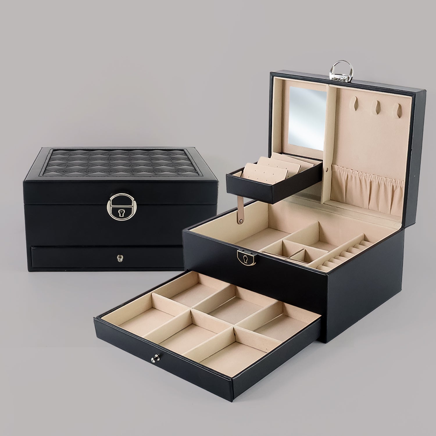 Multi-Layer Jewellery Organizer Box