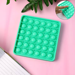 Premium Square Shape Silicone Pop It Fidget Toy (1 Pc)