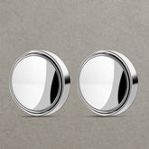 360DEGREE BLIND SPOT ROUND WIDE ANGLE ADJUSTABLE CONVEX REAR VIEW MIRROR - PACK OF 2