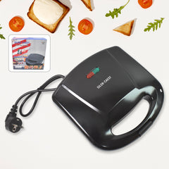 Sandwich Maker, Makes 2 Square Shape Sandwich | Non-Stick Plates| Easy to Use with Indicator Lights