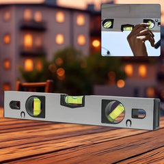 Spirit Level Carpenter's Level Magnetic Carpenter's Level Overhead Viewing Slot for Levelling, Furniture & Construction