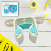 Multifunctional Holder With 4 Screw Wall Mounted Broom Organizer Cleaning Tools Holder Hanger, Hanging Hook for Bathroom Kitchen, Multi Function Holder Garage Clip Bike Hanger Wall Mount Set (1 Pc)