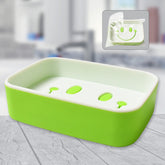 Portable Travel Home Box Cute Cartoons Smile Face Container Draining Holder Soap Dish ,Sabudani