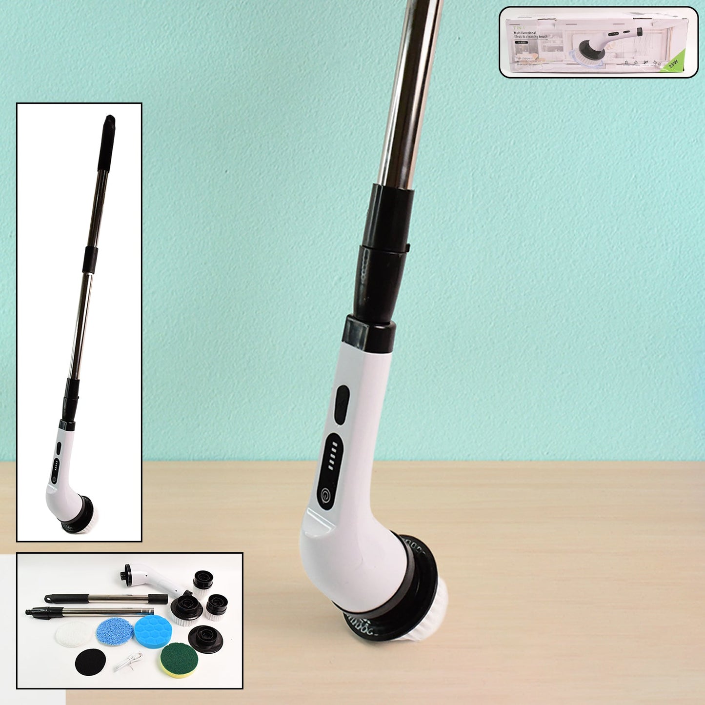 Clean Pro 7-in-1 Spin Scrubber Kit