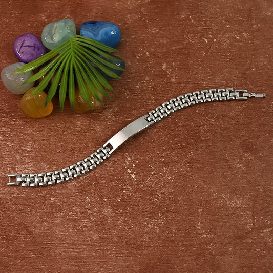 Customized / Personalized Stainless Steel Bracelet for Men (1 Pc)