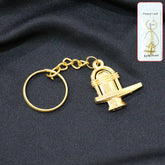 Shivling Golden Metal Keychain (1 Pc)