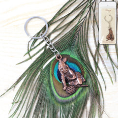 Bal Krishna Crawling Design Keychain (1 Pc)