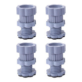 Adjustable Anti-Vibration Washing Machine Support Stand – Non-Slip PVC Lifting Stand (4 Pc Set)