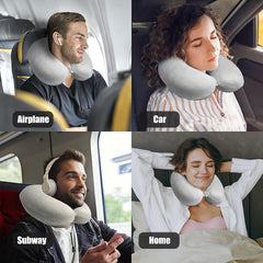Soft Neck Pillow for Car, Home, Airplane Travel, Travel Neck Pillow for Sleeping & Travel Essentials for Neck Rest Multipurpose Comfortable Head Rest Neck Holder Pillow (1 Pc)