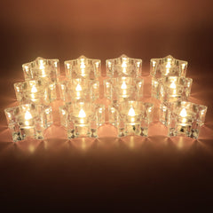12 LED Crystal Smokeless Candles