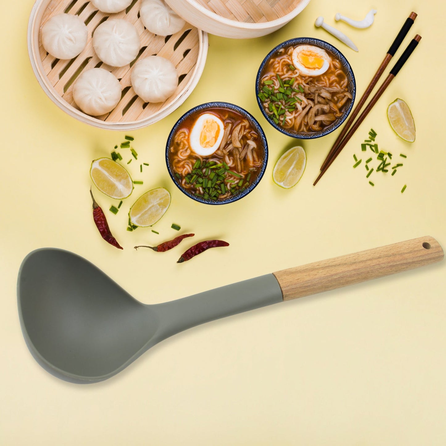 Plastic Kitchen Accessories Skimmer, Spatula Spoon & Soup Spoon Heat Resistant Non Stick Spoons Kitchen Cookware Items Heat Resistant Plastic Kitchen Utensils for Cooking, BPA FREE Gadgets for Non-Stick Cookware (1 Pc )