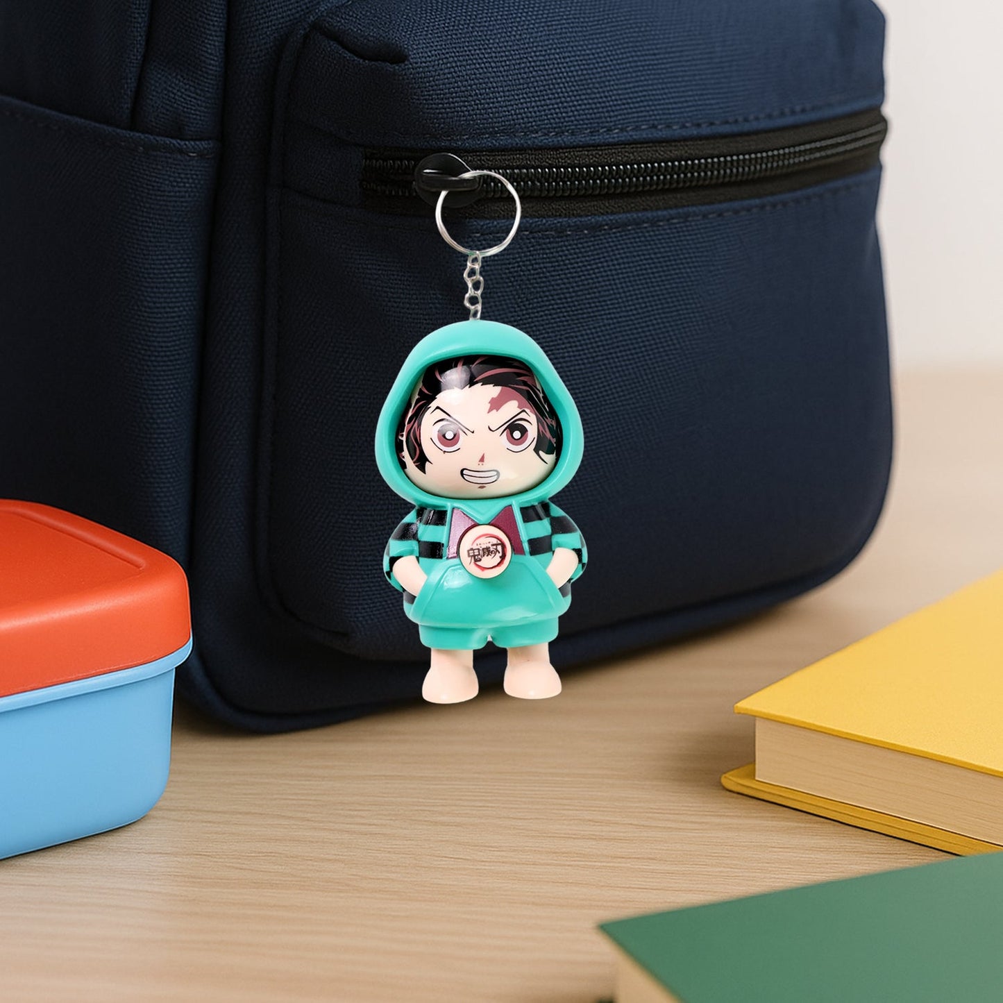 Cartoon Character Design Cute Action Figure Keychain (Mix Design & 1 Pc)