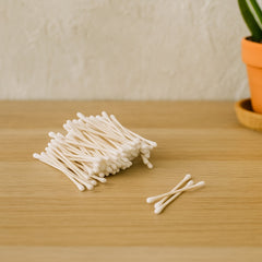 Tulips Paper-Stick Cotton Swabs - (100 Pc / Set)