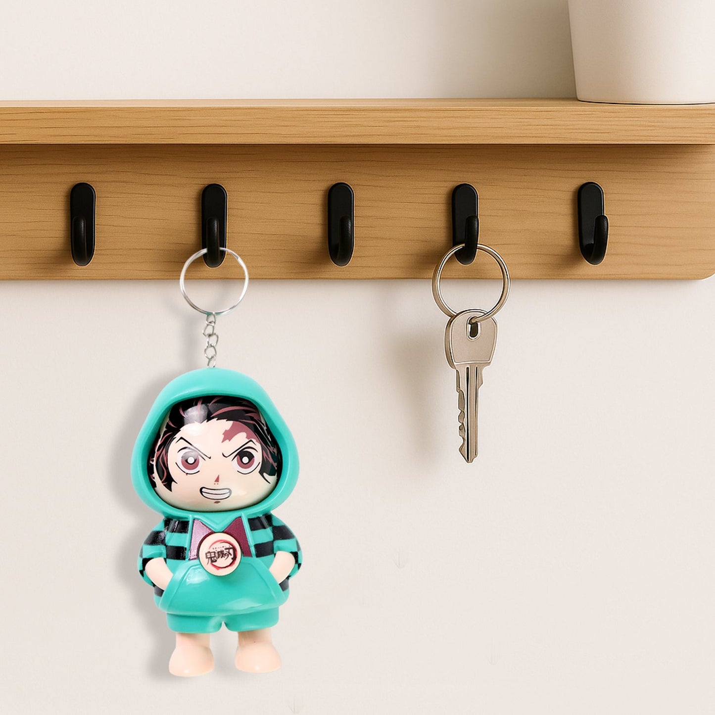 Cartoon Character Design Cute Action Figure Keychain (Mix Design & 1 Pc)