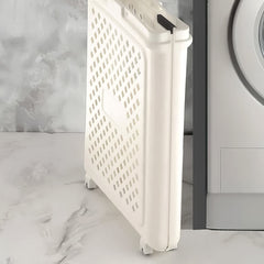 Large Foldable Laundry Basket with Wheels