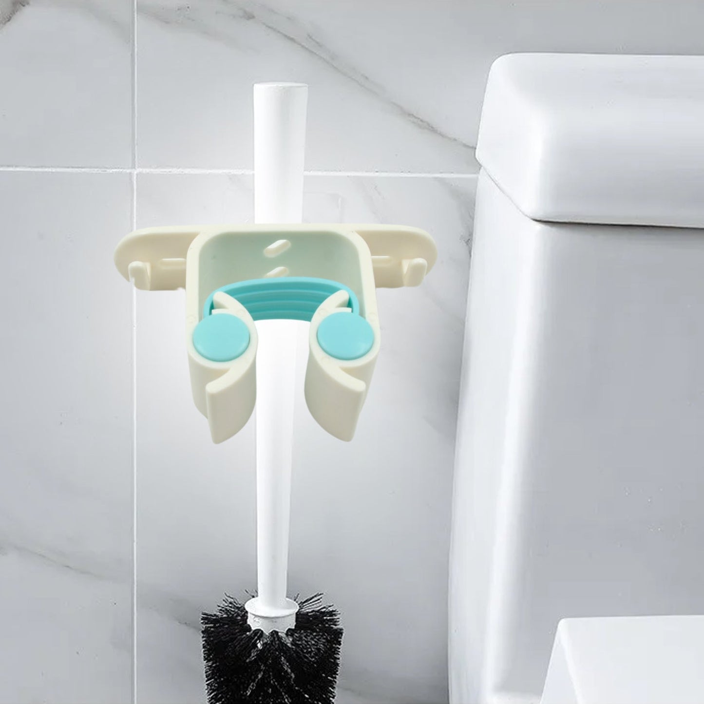 Multifunctional Holder With 4 Screw Wall Mounted Broom Organizer Cleaning Tools Holder Hanger, Hanging Hook for Bathroom Kitchen, Multi Function Holder Garage Clip Bike Hanger Wall Mount Set (1 Pc)