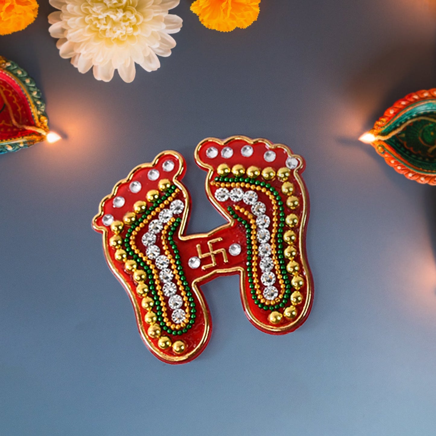 Festive Pad Laxmi Foot Stickers