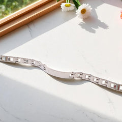 Customized Silver Link Bracelet (1 Pc)