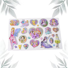 Multipurpose Adhesive 3D Stickers (1 Sheet / Mix Design)