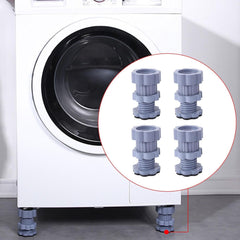 Washing machine support, anti vibration washing machine support adjustable washer anti vibrasion pads, washer & dryer pedestals, Washing Machine Accessory Anti- Skid Pad PVC Lifting Pad Non-Slip ( 1 Pc )