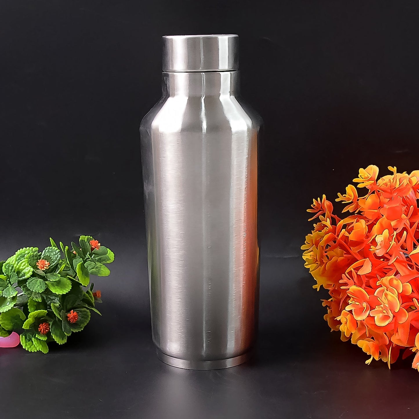 Customized / Personalized Stainless Steel Water Bottle (1000ML / 1 Pc / Steel)