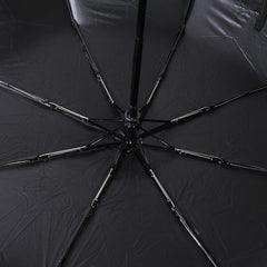 2 Fold Manual Umbrella – Wind, Sun & Rainproof with Steel Shaft & Wrist Strap