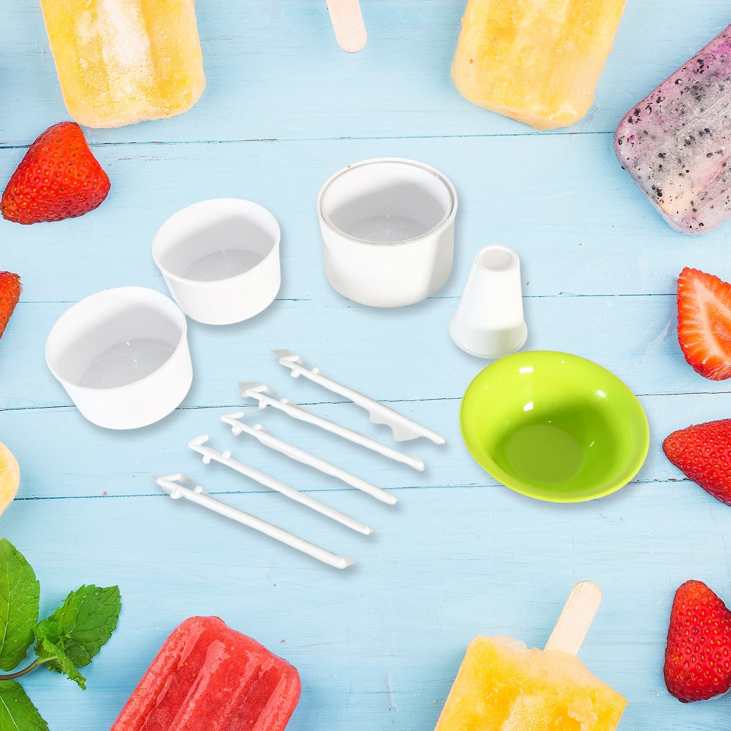 Miracle Small Plastic Ice Gola Maker Ice snowmaker Machine | Ice Crusher | Indoor Outdoor Manual With Steel Blade & Anti slip Grip (1 Pc)