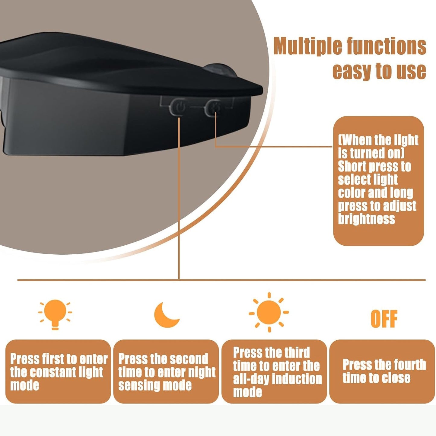 Shell-Shaped Motion Sensor Night Light