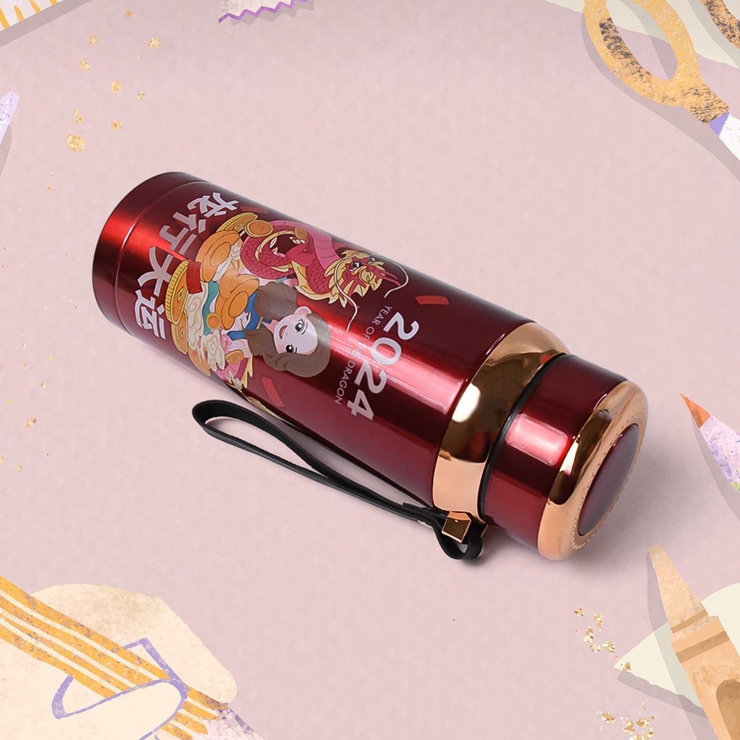 Customize Printed Vacuum Insulated Water Bottle (1pc / 800 ML)