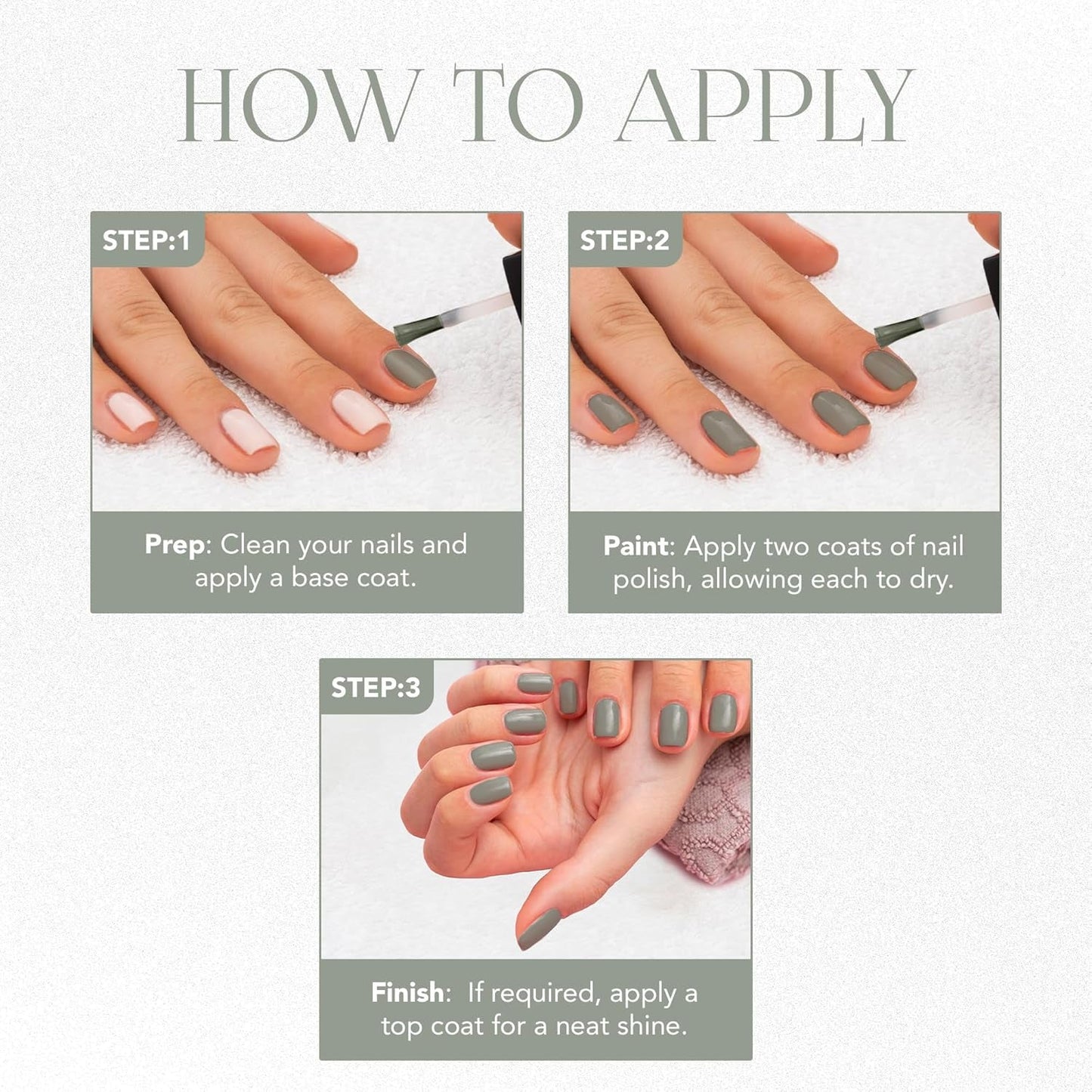 OG Beauty Pearl Grey Gel Intense Nail Polish (1 Pc / 10 ML)