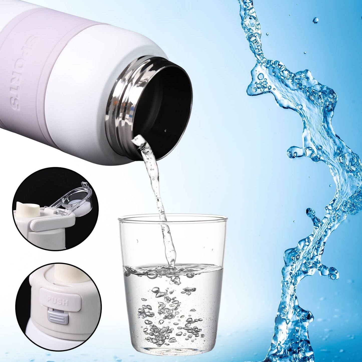 Customize Stainless Steel Water Bottle (680ml Approx)