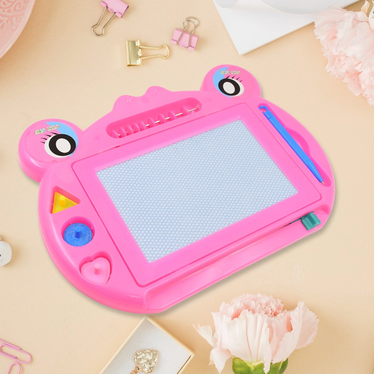 Frog Design Magic Sketch Slate Board (1 Pc / 28 × 20 Cm)