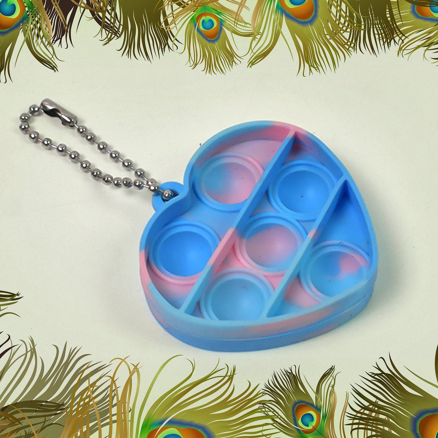 Fidget Toys for Kids Mini Keychain (1 Pc / Mix Color & Design)