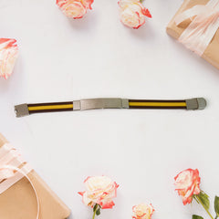 Customized Multicolor Plastic & Stainless Steel Bracelet (Mix Color / 1 Pc)