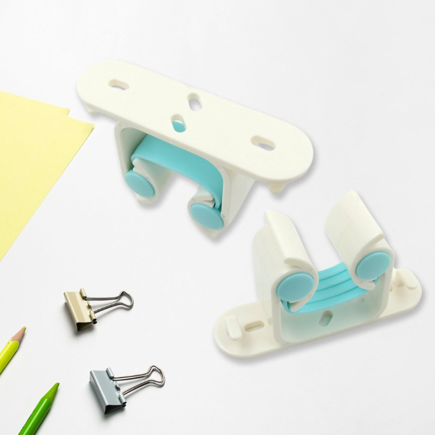 Multifunctional Holder With 4 Screw Wall Mounted Broom Organizer Cleaning Tools Holder Hanger, Hanging Hook for Bathroom Kitchen, Multi Function Holder Garage Clip Bike Hanger Wall Mount Set (1 Pc)