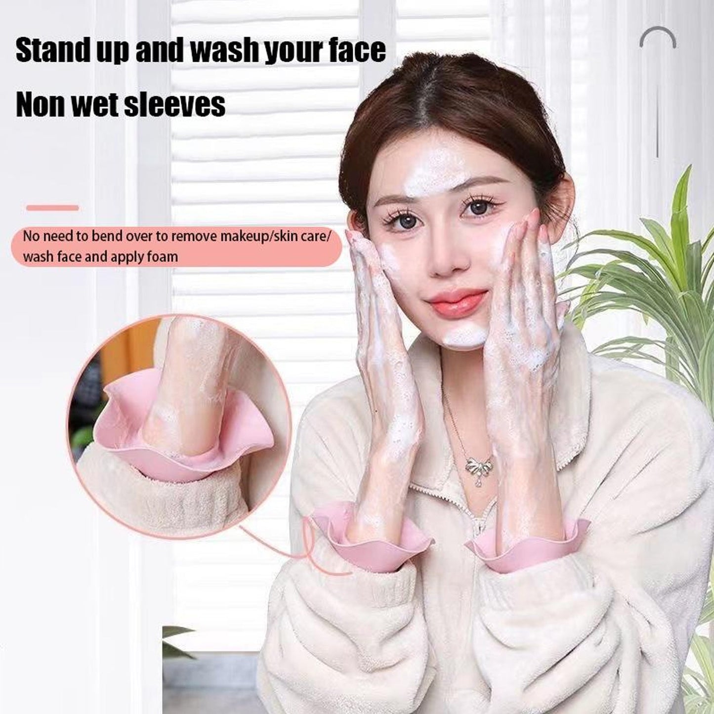 Silicone cuffs for washing