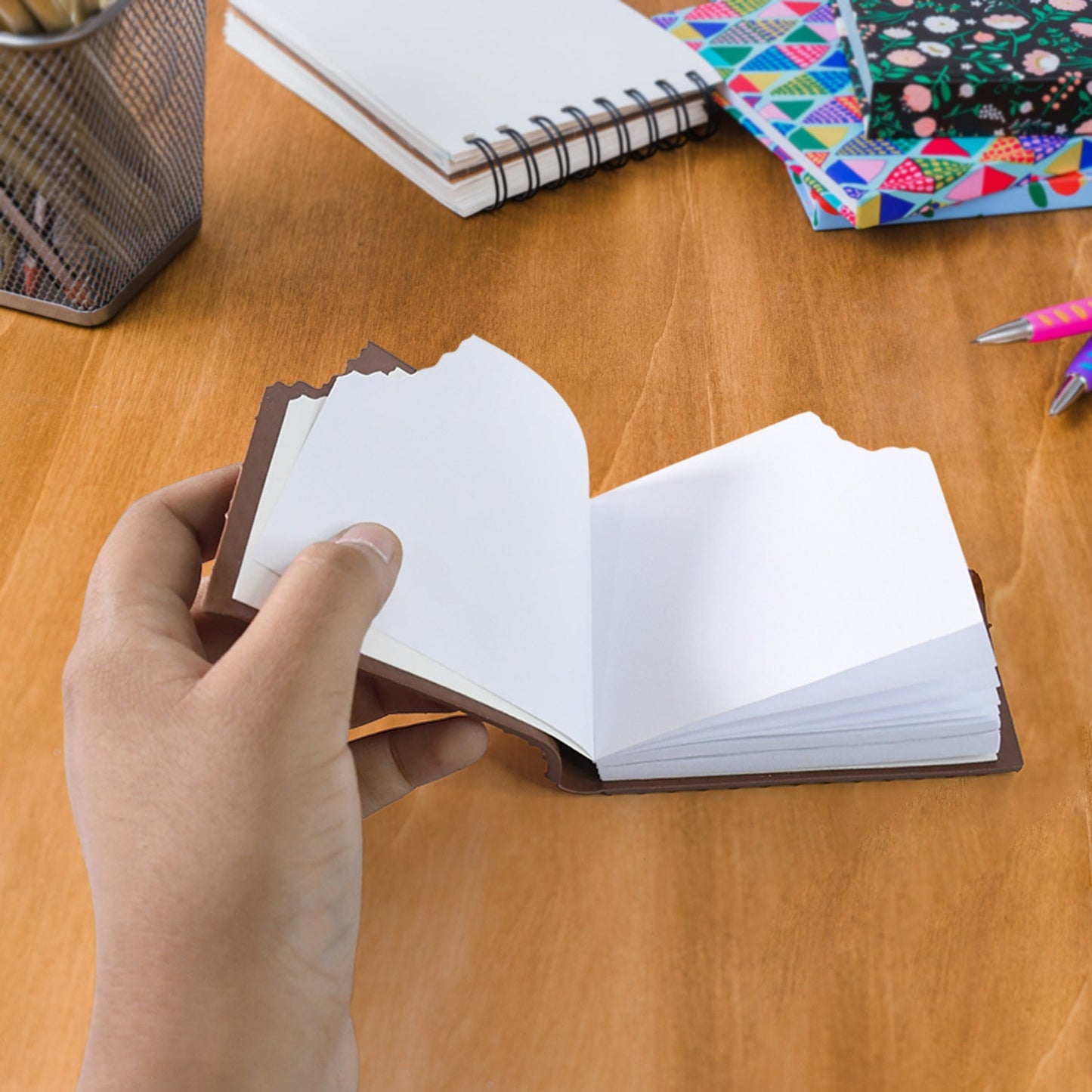 Chocolate Diary Notebooks Original Chocolate Smell Writing Practice Book Early Learning Copybook Premium Chocolate Book ( 1Pc Book )