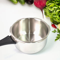 Stainless Steel Rays Fusion Pressure Cookers With Outer Lid (3.5 Litres / 5-Year warranty, ISI Number :- 2347, BIS Number :- CM/L -7600164310