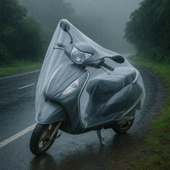 Big Plastic Activa Cover (1 Pc / 240 Cm Long Adjustable)