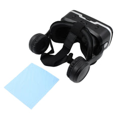 3D / HD VR Glasses Virtual Reality Goggles Headset for iOS for Android Smartphone VR Goggles-For 3D VR Movies Video Games with Headphones (1 Pc)