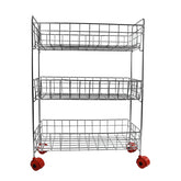 Kitchen trolley with three tiers