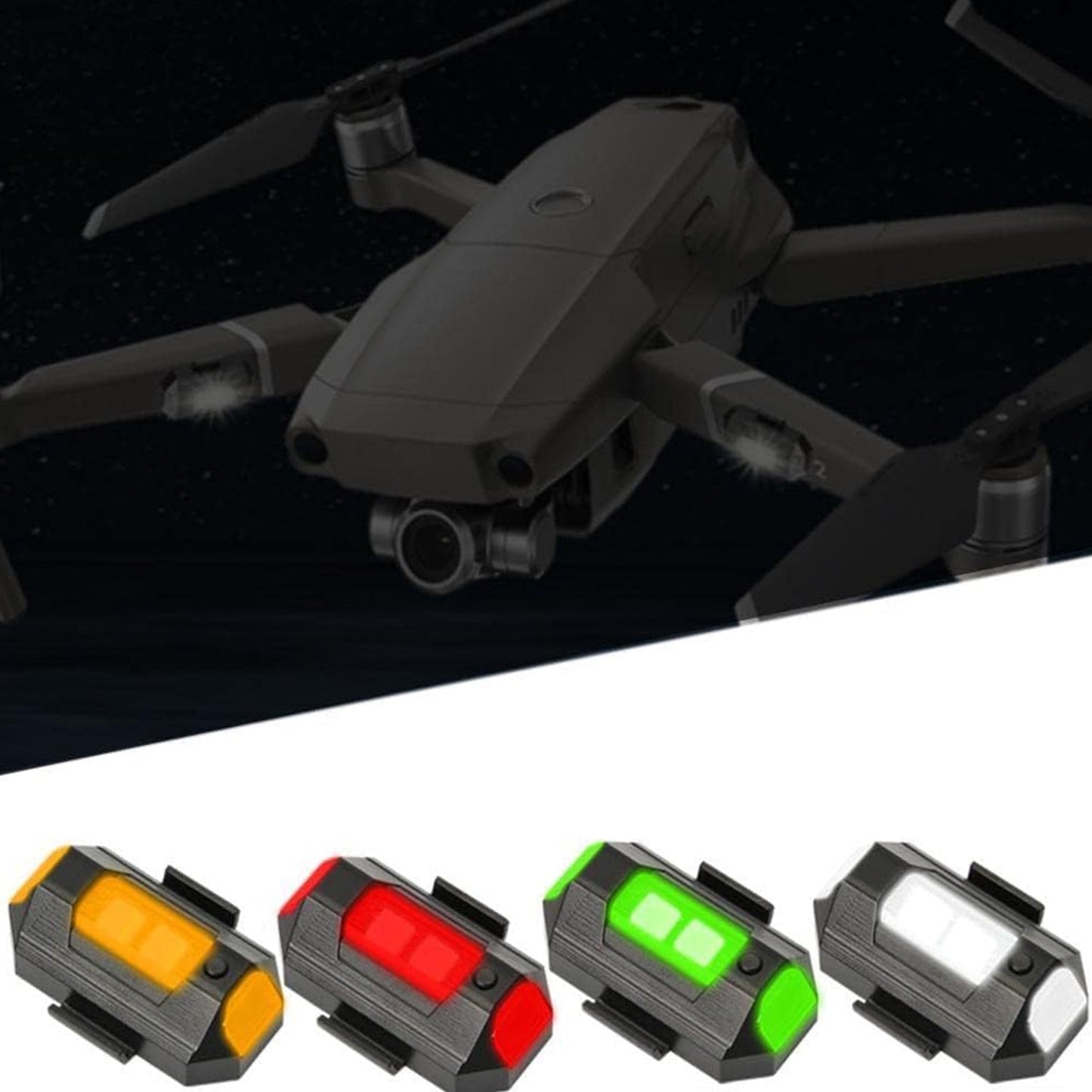 Mini LED Strobe Lights, Waterproof Lights, Lightweight RGB LED Lights Drone Strobe Lights Veicle Anti-Collision Strobe Light Bike Motocycle Lights USB Recharge Multi-colors