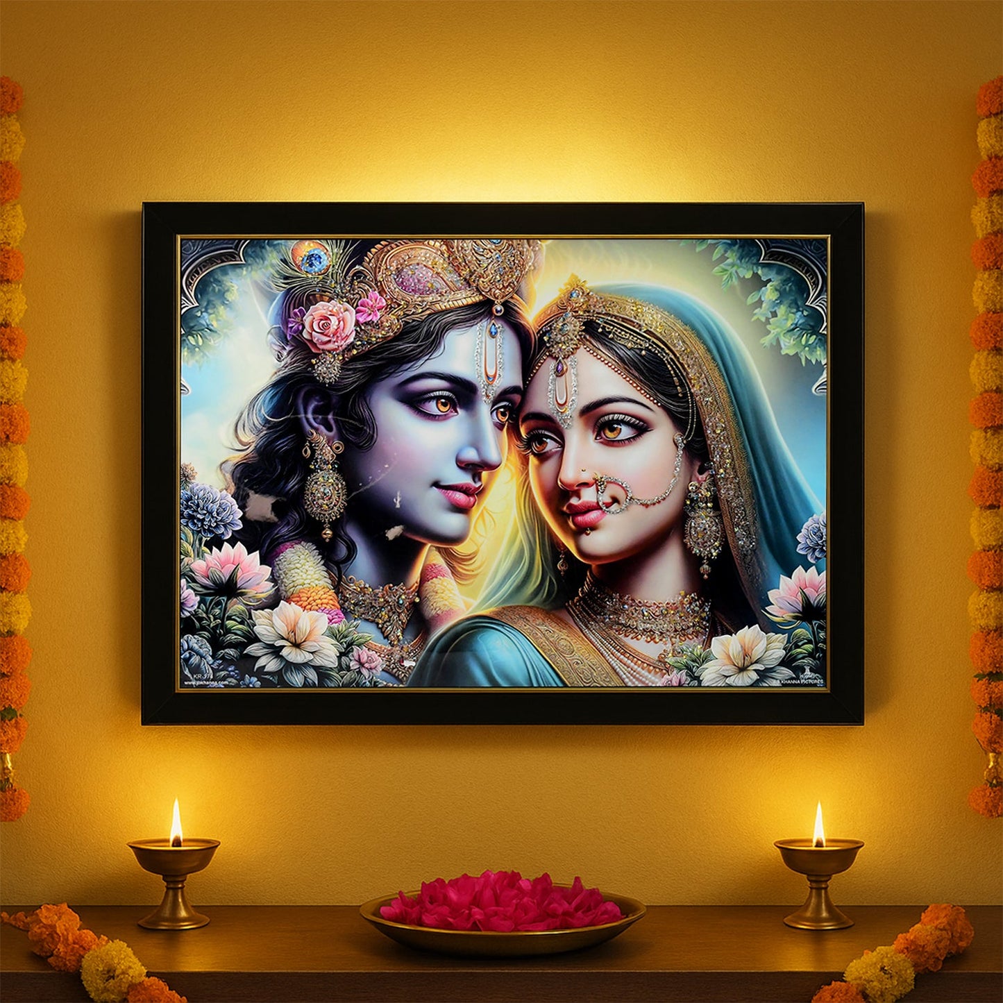 Krishna & Radha Photo Frame