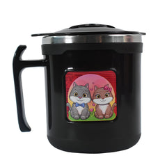 Stylish Cat Print SS Insulated Bottle