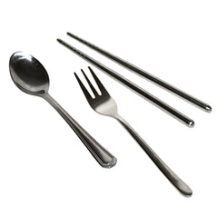 Steel Utensil Set with Spoon